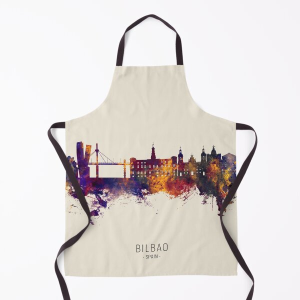 Item preview, Bilbao Spain Skyline designed and sold by ArtPrints.