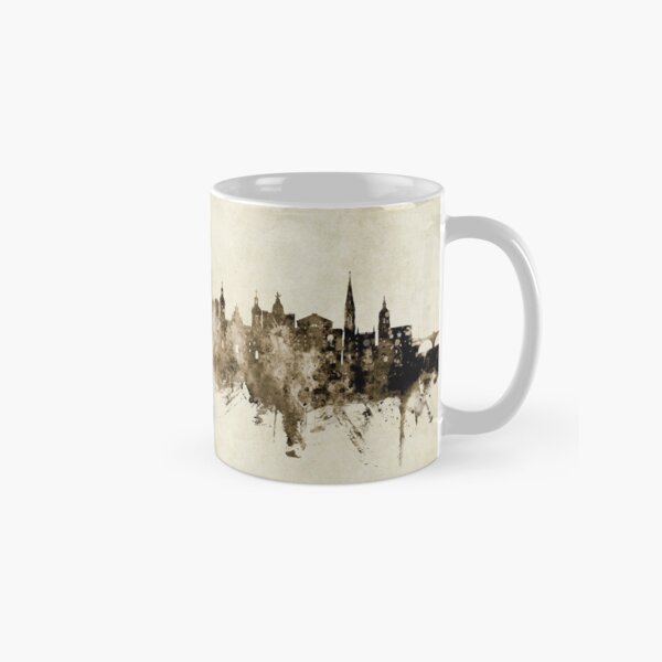Vista previa del artículo con la obra «Bilbao Spain Skyline», diseñado y vendido por ArtPrints.