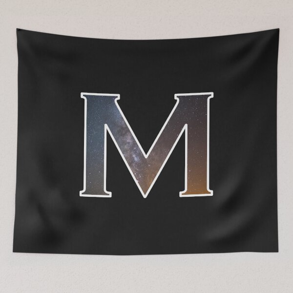 Item preview, Alphabet and galaxy design, letter M designed and sold by funnytshirtco.