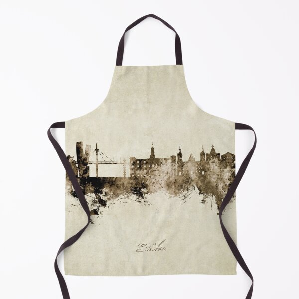 Item preview, Bilbao Spain Skyline designed and sold by ArtPrints.