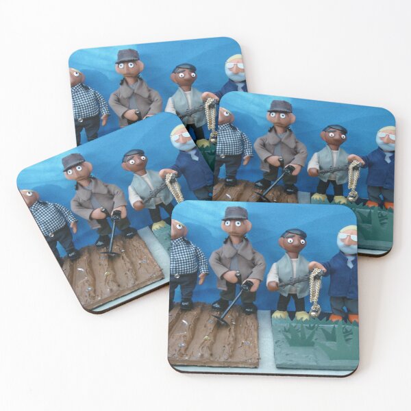 Item preview, 'detectorists' Stop-Motion Puppets designed and sold by Duncan Willis.