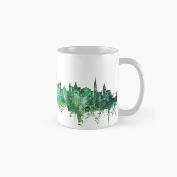 Vista previa del artículo con la obra «Bilbao Spain Skyline», diseñado y vendido por ArtPrints.