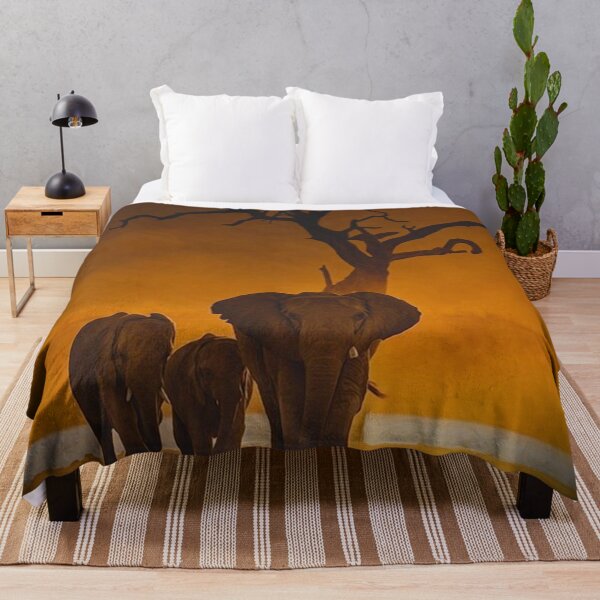 Item preview, AFRICAN ELEPHANT SUNSET  designed and sold by johnnyssandart.