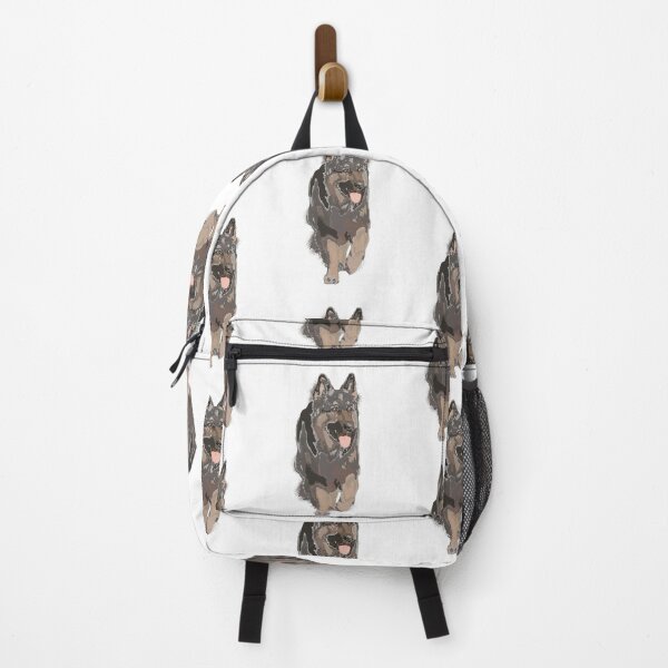 Item preview, Tiled German Shepherd on white designed and sold by ChrissyWild.