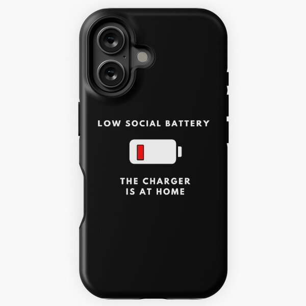 Item preview, Low Social Battery designed and sold by a-diana8.