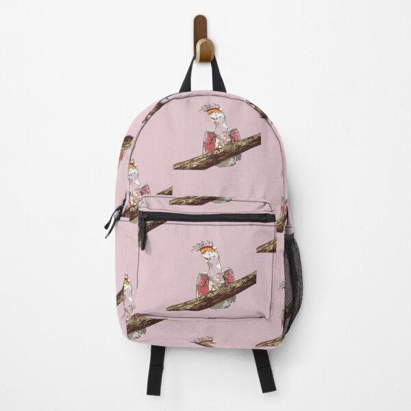 Item preview, Tiled Major Mitchell's Cockatoo Lophochroa leadbeateri. on pink designed and sold by ChrissyWild.