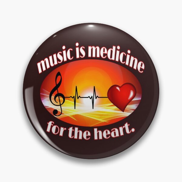 Artikelvorschau, Musik ist Medizin für das Herz. entworfen und verkauft von doctors-apparel.