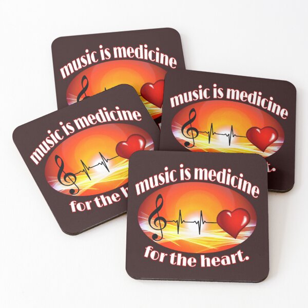 Item preview, music is medicine for the heart. designed and sold by doctors-apparel.