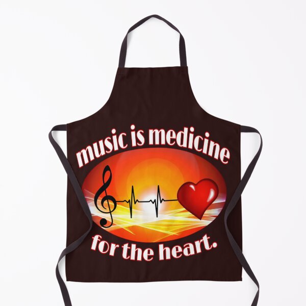Item preview, music is medicine for the heart. designed and sold by doctors-apparel.