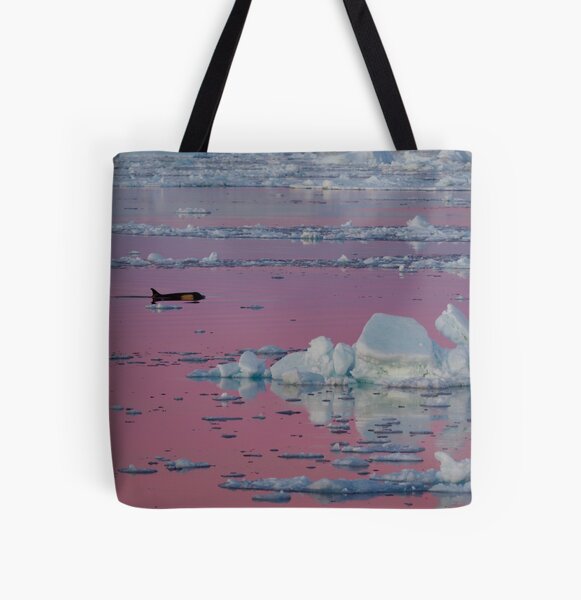 Orca Sunset All Over Print Tote Bag