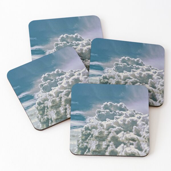 Item preview, Sun and white clouds designed and sold by Designhub1000.