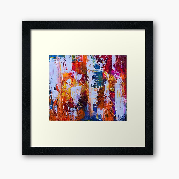 Oil paint on canvas Part 5 Framed Art Print