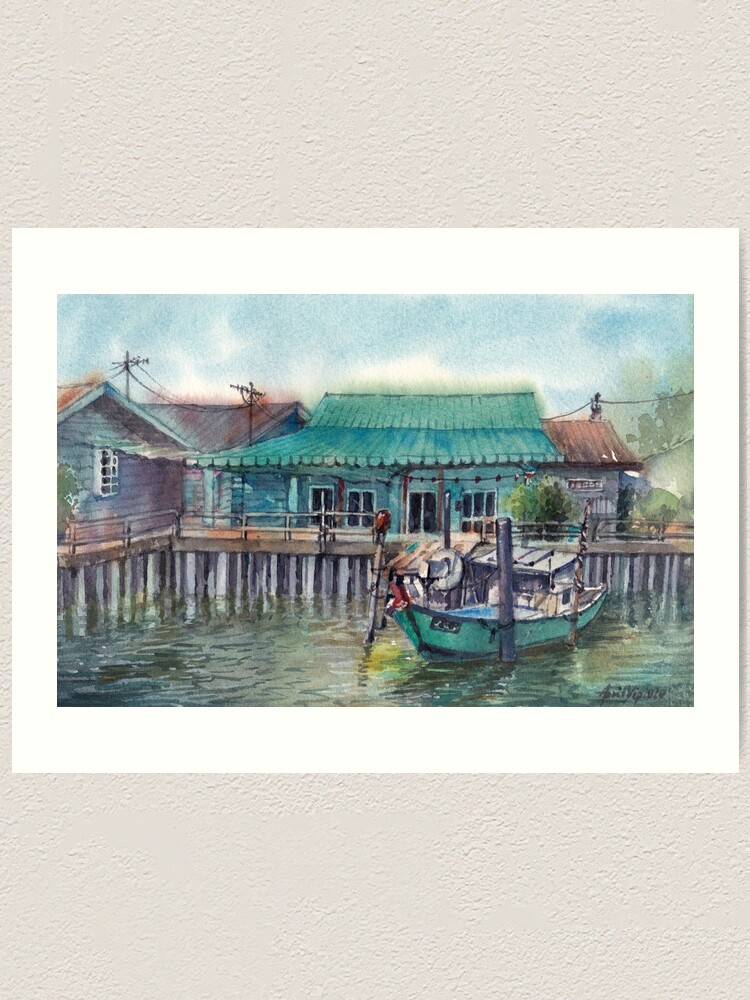 Alternate view of Peaceful Palau Ketam Art Print