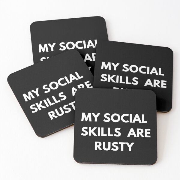 Item preview, My Social Skills Are Rusty designed and sold by diverseidentity.