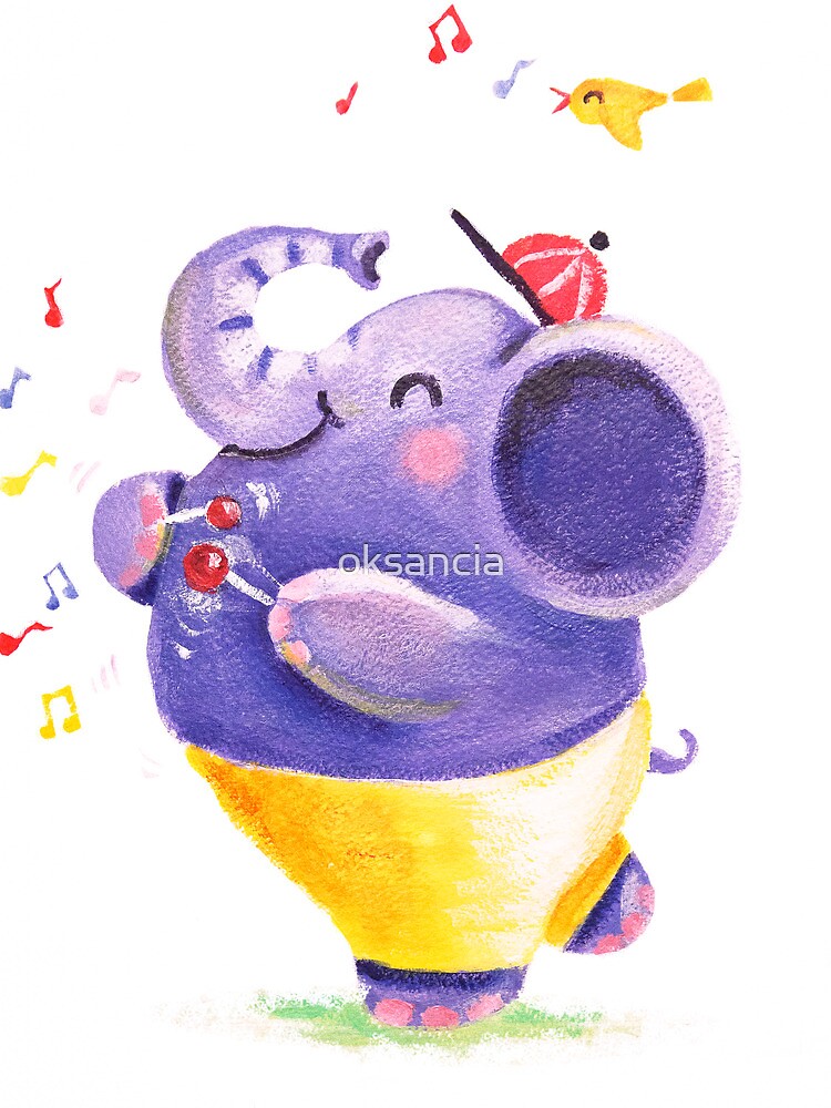 elephant drummer toy