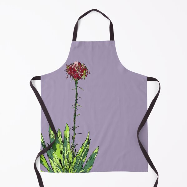 Item preview, Tile Gymea Lily (Doryanthes excelsa) on lilac designed and sold by ChrissyWild.
