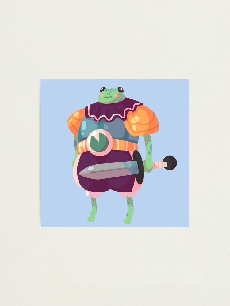 Thumbnail 1 of 3, Photographic Print, Frog fighter designed and sold by KymmaDoodles.