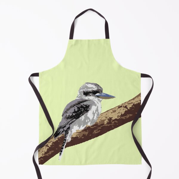Item preview, Laughing Kookaburra (Dacelo novaeguineae) on lime designed and sold by ChrissyWild.