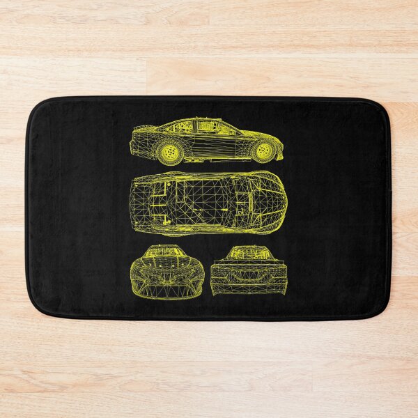 Item preview, Nascar Racing car Blueprint project Formula yellow engineering designed and sold by ideasfinder.
