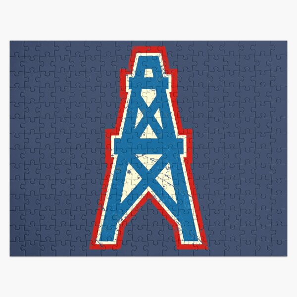 Houston Oilers Team Oil Pumpjack Logo Kids Pullover Hoodie for Sale by  quark