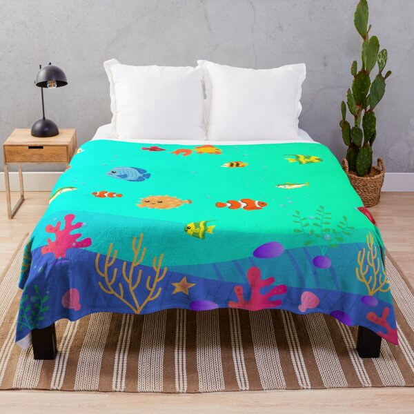 Item preview, Set of colorful fishes life coral reef under the sea designed and sold by mashmosh.