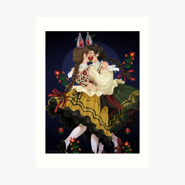 glass dance Art Print