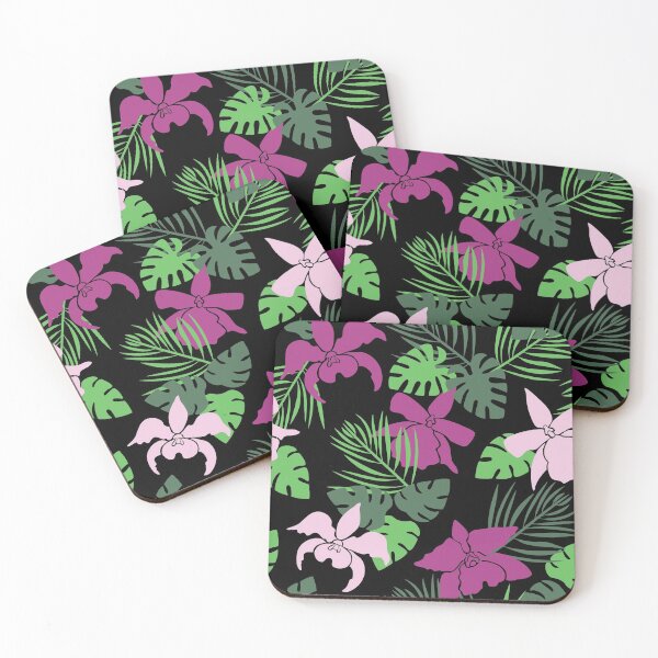 Item preview, Jungle Floral pattern stickers, Floral stickers set, Floral pattern mask, Floral pattern t-shirts designed and sold by quixoticmonkey.