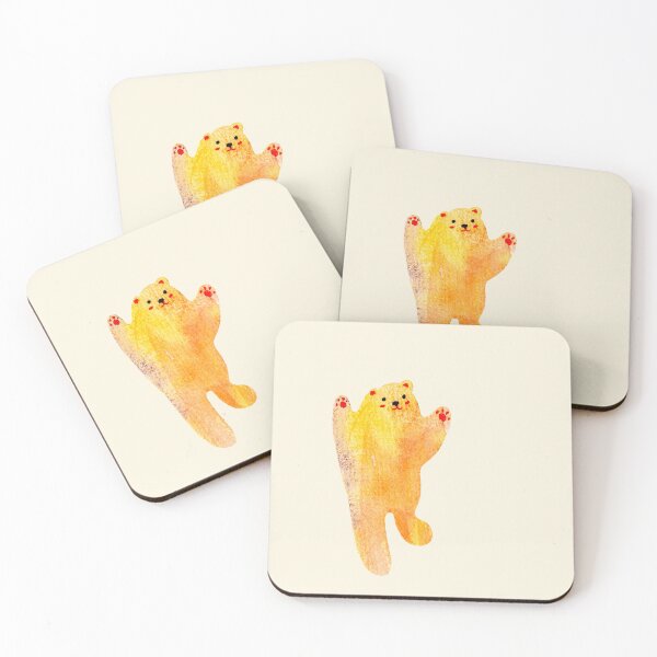 Dancing Bear Coasters (Set of 4)