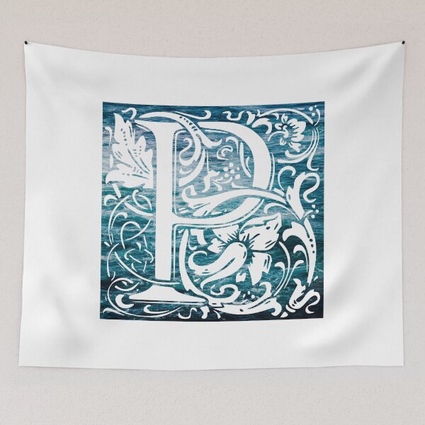 Item preview, The Letter P Ocean Waves  designed and sold by yacine12353.