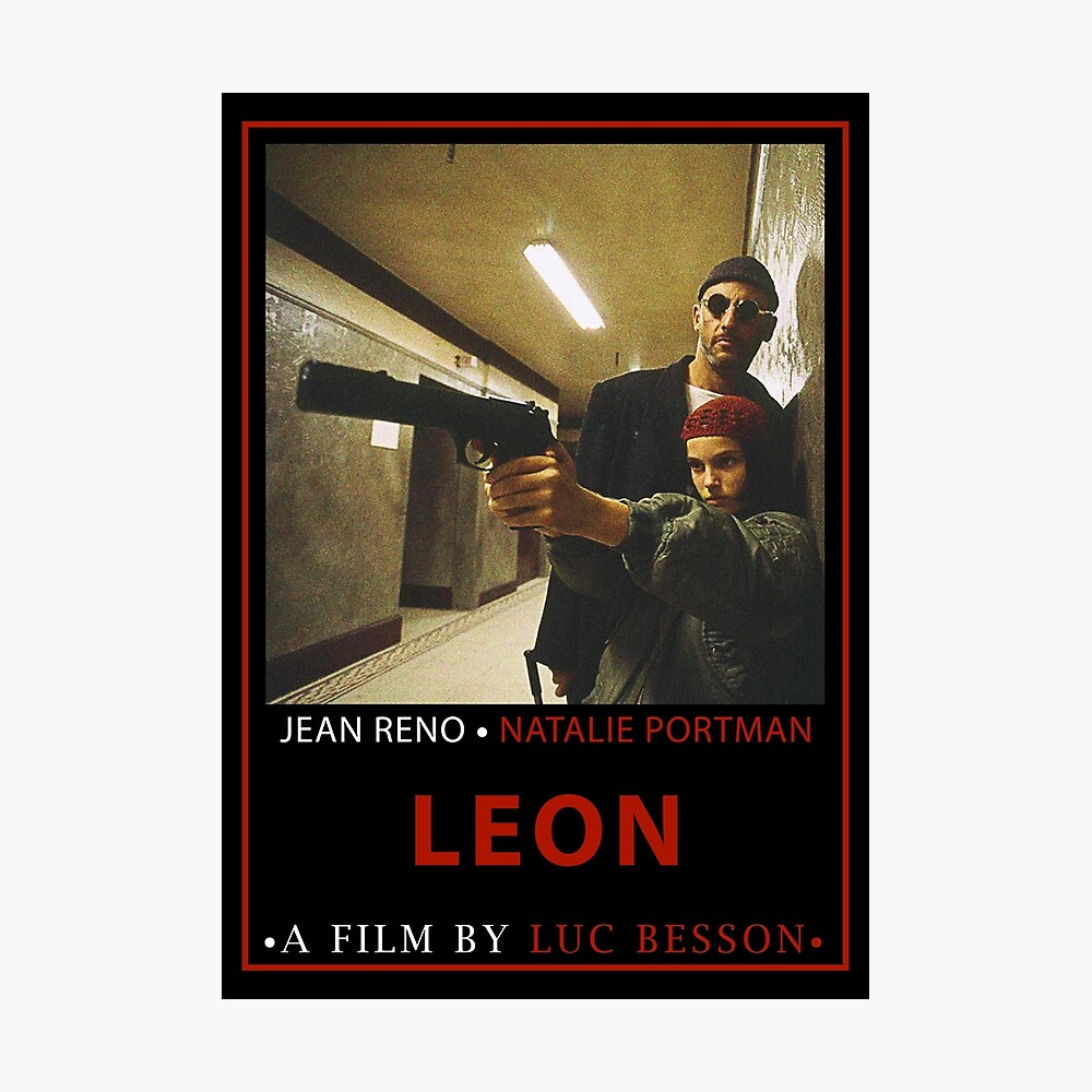 Leon Alternative Movie Poster Inspired by Luc Besson Film 