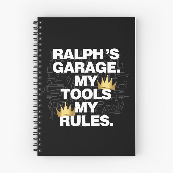 Item preview, Ralph Garage My Tools, My Rules designed and sold by HelloFromAja.