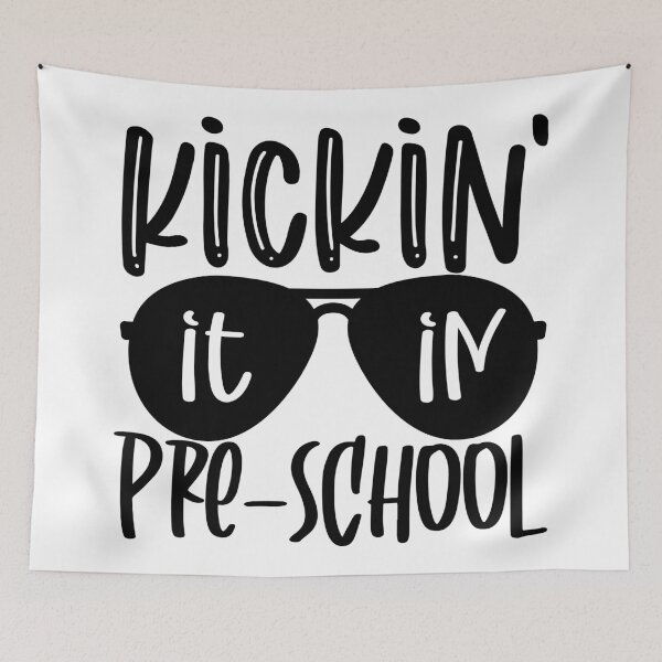 Item preview, Kickin it in preschool designed and sold by purpleblobart.