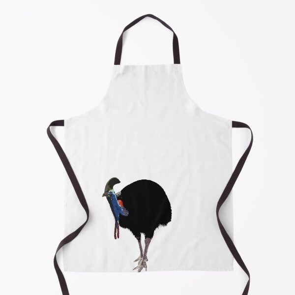 Item preview, Cassowary (Casuarius casuarius) on white designed and sold by ChrissyWild.