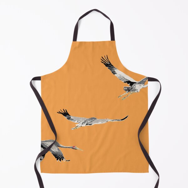 Item preview, Brolga (Grus rubicunda) on yellow ochre designed and sold by ChrissyWild.