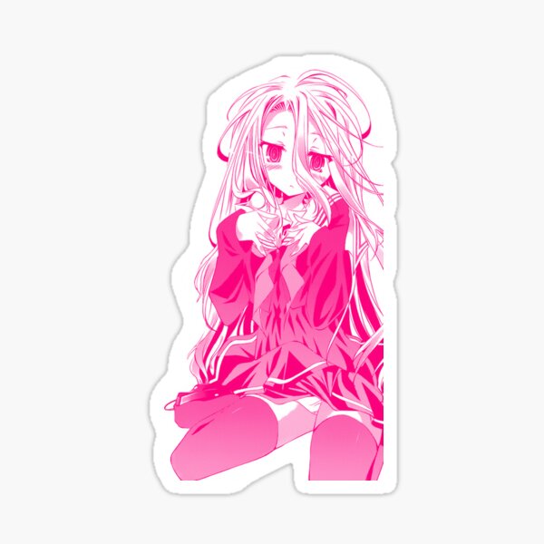 No Game No Life Shiro Stickers | Redbubble