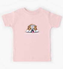 Being Adorable Bulldog Pink Kids T-Shirt