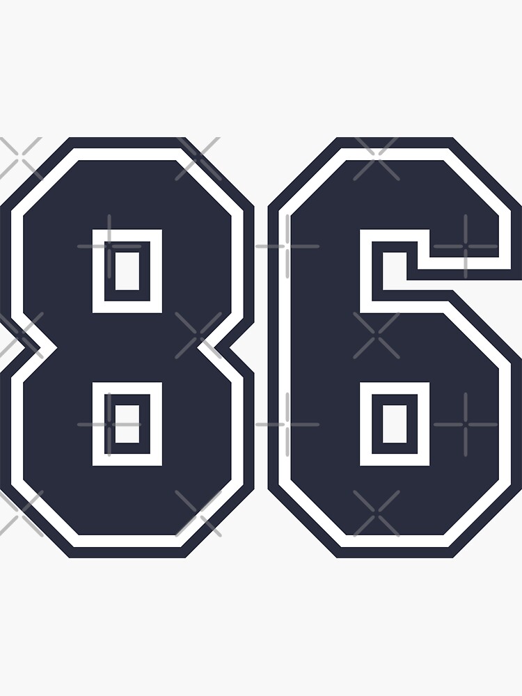 42 Sports Number Fourty-Two Sticker for Sale by HelloFromAja