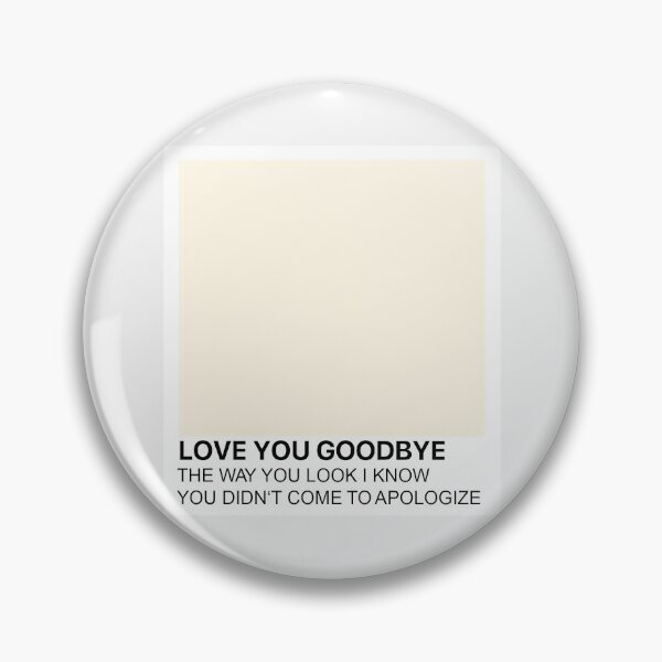 Item preview, Love you goodbye Pantone  designed and sold by erinxswan.