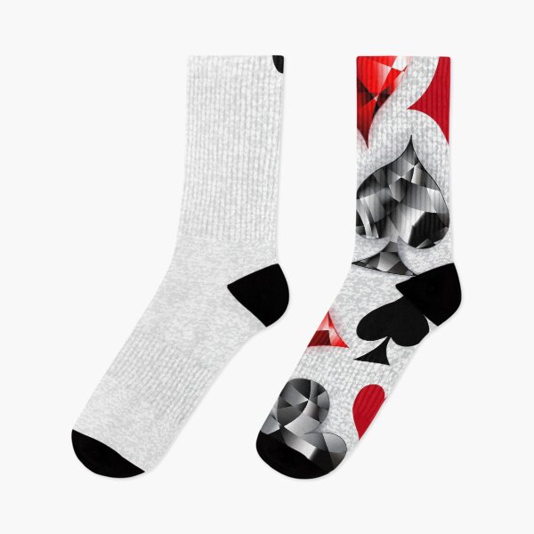 Item preview, Gray Background with Polygonal Playing Cards Symbols designed and sold by Blackmoon9.