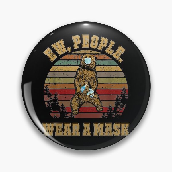 Item preview, A People Wear a Mask Bear Wear a Mask Funny Vintage  designed and sold by sophiewall511.