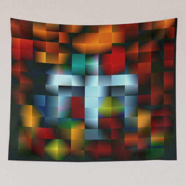 Item preview,    Assumption of Mary stained glass windows modern cathedral art designed and sold by Ralek.
