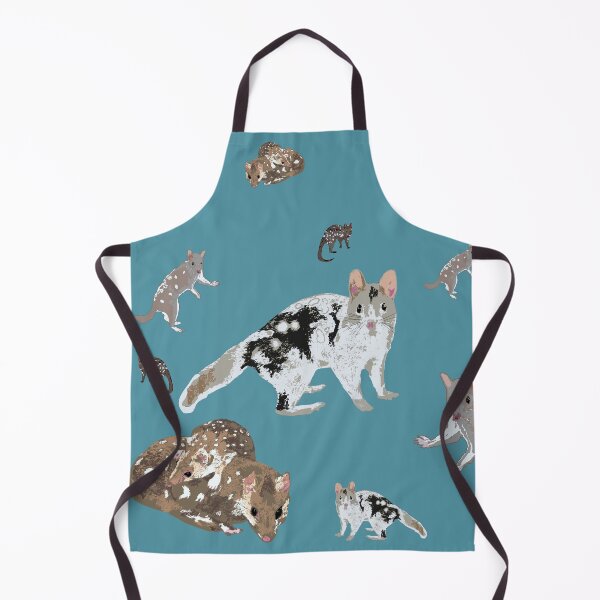 Item preview, The Eastern Quoll (Dasyurus viverrinus) on teale designed and sold by ChrissyWild.