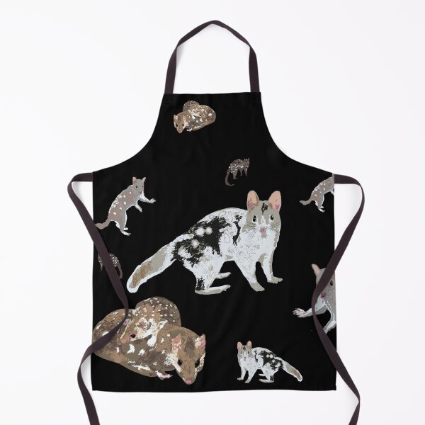 Item preview, The Eastern Quoll (Dasyurus viverrinus) on black designed and sold by ChrissyWild.