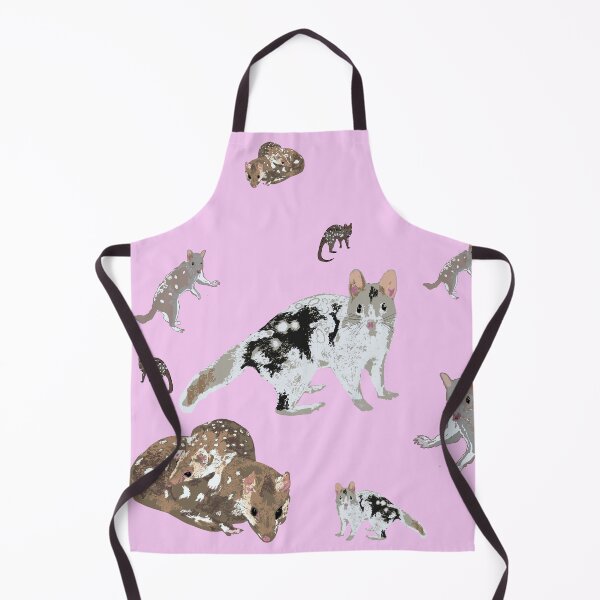 Item preview, The Eastern Quoll (Dasyurus viverrinus) on pink designed and sold by ChrissyWild.