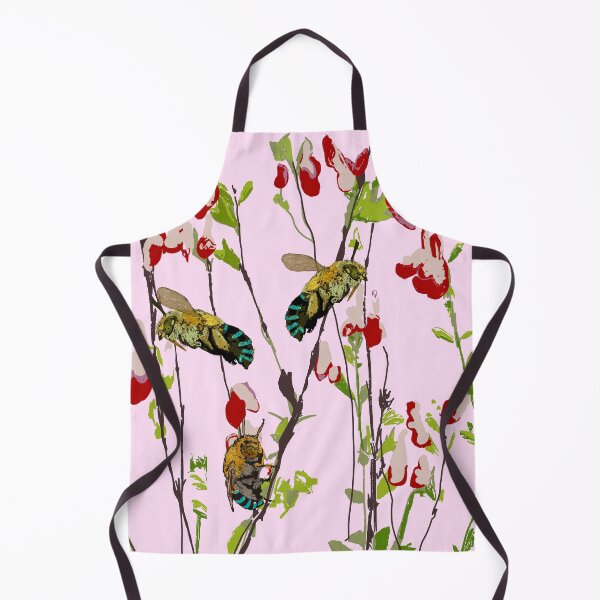 Item preview, The Blue Banded Bee (Amegilla cingulata) on pink designed and sold by ChrissyWild.