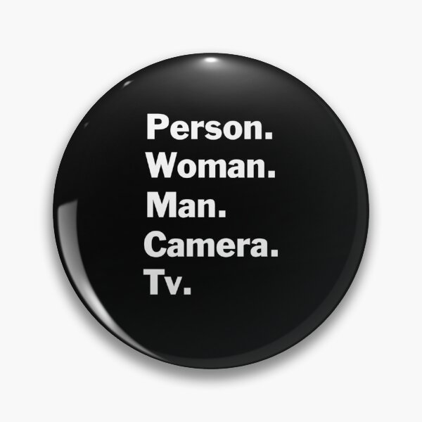 Item preview, Person Woman Man Camera Tv Cognitive Test Trump Words  designed and sold by sophiewall511.