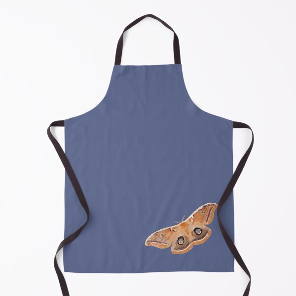 Item preview, Emperor Gum Moth (Opodiphthera eucalypti) small on blue designed and sold by ChrissyWild.