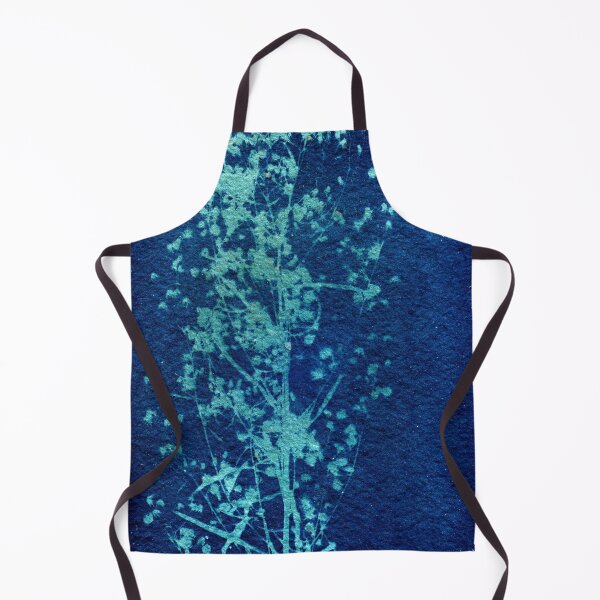 Item preview, Botanical blue floral vintage style handmade Cyanotype print 2020 ed. 7 designed and sold by KasparekFineArt.
