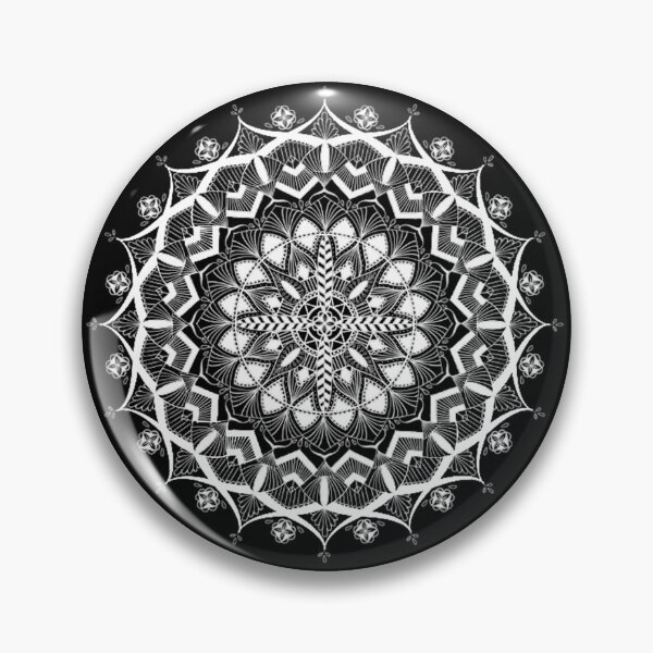 Item preview, Feather Mandala Inverted designed and sold by WanderAndCreate.
