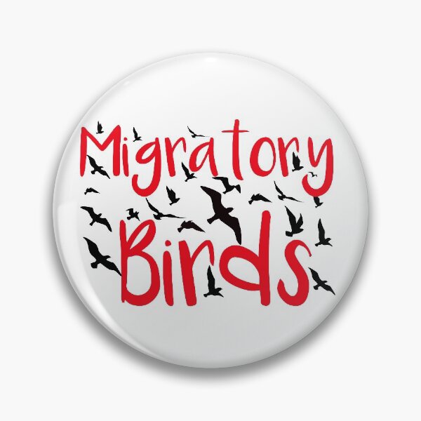 Item preview, migratory birds Migration des oiseaux designed and sold by silverass.